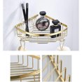 thumbnail image 2 of Shower Rack  Corner Shower Caddy Bathroom Shelves, Bathroom Shelves, Brushed Gold Metal Shower Corner Shelf, Wall Mount Shampoo Storage Shelf Rack, Bathroom Basket Holder, 2 of 6
