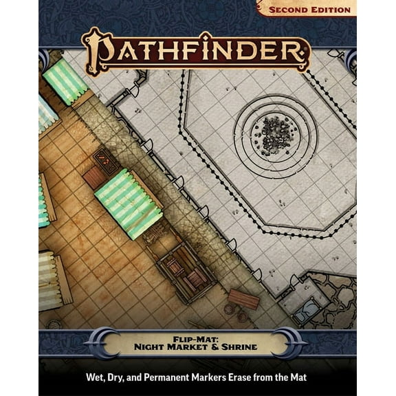 Pathfinder Flip-Mat: Night Market & Shrine (P2) (Paperback)
