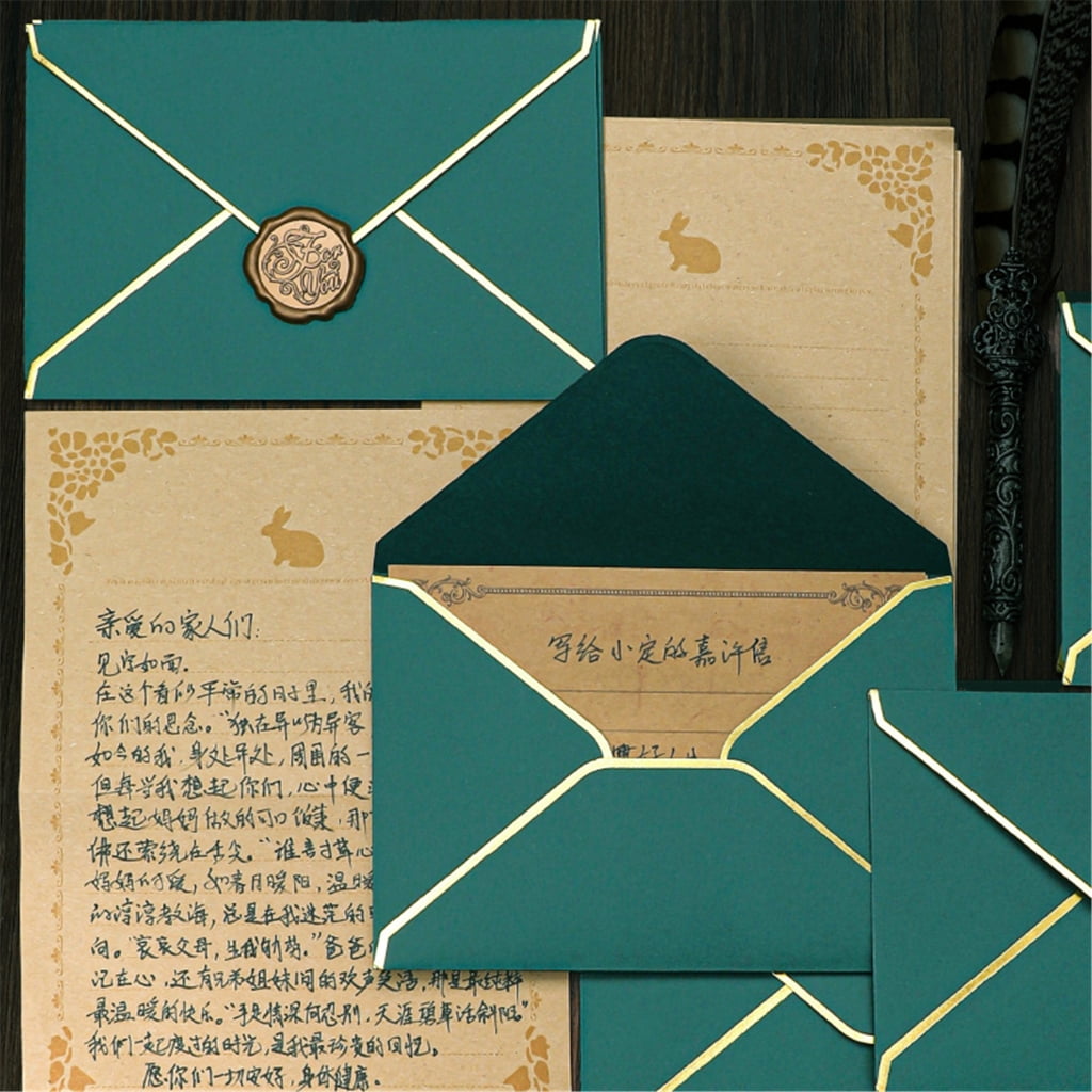 160 Sheets Letter Writing Stationery Paper Set for Showers Wedding Valentines 5.7x8.3Inch Lined Writting Paper