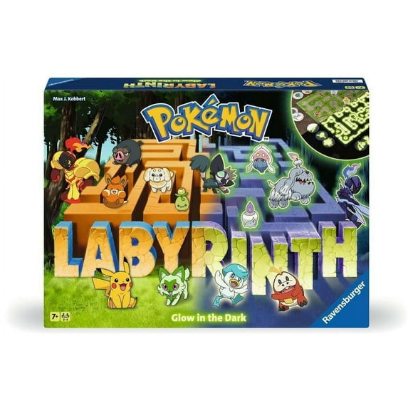 Juego de mesa Ravensburger Pokémon Labyrinth Glow in The Dark