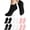 02-2black/2white/2light Pink, variant on Pilates Grip Socks for Women(6 pairs), Non Slip Yoga Socks with Grips for barre Ballet Barefoot Workout Athletic Socks