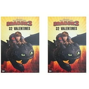 How To Train Your Dragon 2 32 Valentine Cards (2 Pack)