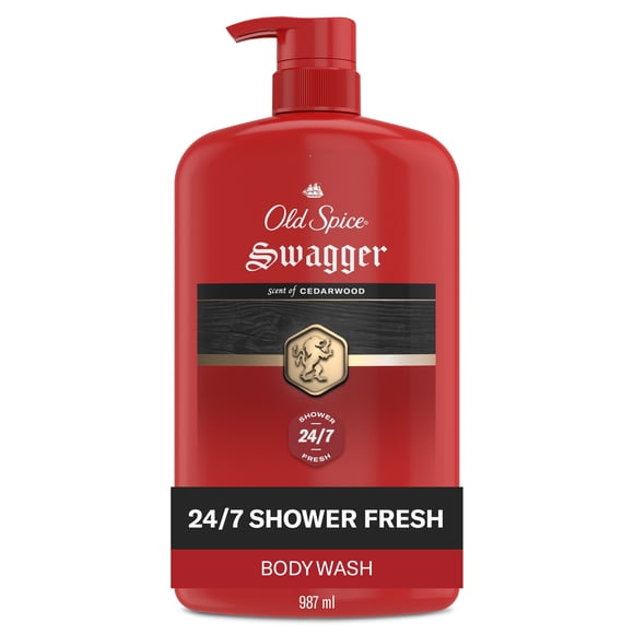 Old Spice Men's Body Wash Pump, Swagger Scent of Confidence