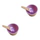 thumbnail image 1 of Ounissouiy Taza de helado para niños Postre para niños Mezcla de helado Tazón de PP con cuchara Vajilla Vajilla, Púrpura Violeta 2piezas Ounissouiy CBP146431, 1 of 6