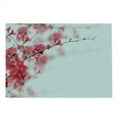 thumbnail image 2 of Spring Cutting Board, Nature Beauty Cherry Blossom Branches Misty Inspirational Japanese Blooms Image, Decorative Tempered Glass Cutting and Serving Board, Large Size, Hot Pink White, by Ambesonne, 2 of 5