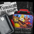 thumbnail image 4 of Five Night's At Freddy's FNAF Insulated Lunch Box Tote Bag 10", 4 of 6
