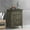 Gray, variant on Noble House 3-Drawer Accent Nightstand, Bedside Table with Durable Particle Board Frame, Teal Finish