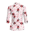 thumbnail image 3 of Uorisanigo Cute Ladybug Women's Golf Top Breathable Women's Dry-Fit Golf Polo Shirts Casual Versatile 3/4 Roll Sleeve Quarter Zip Tennis Tops Fashionable Outing Wear for Women, 3 of 7