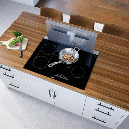 Bosch - 800 Series 30" Built-In Electric Cooktop with 4 elements - Black