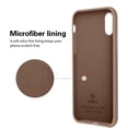 thumbnail image 4 of iPhone Xs Max Case,Ultra Slim Fit iPhone Case Liquid Silicone Gel Cover with Full Body Protection Anti-Scratch Shockproof Case Compatible with iPhone Xs Max, [Upgraded Version] (Light Brown), 4 of 14
