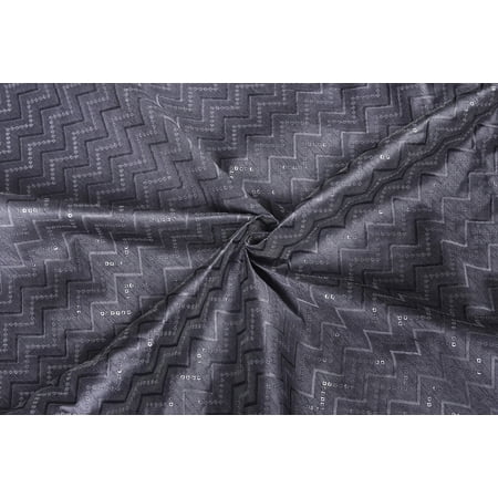 TRILOKI Dark Grey Poly Raw Silk Embroidery DIY Arts & Crafts Sewing Wedding Dress Crafts Inches 44 38 Work By The Yard