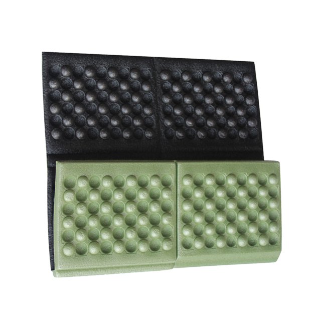 Cojín de espuma portátil plegable para exteriores, colmena para sentarse, 6 cojines de espuma plegables para senderismo, OD verde, 39x28,5x0,9cm/15,4x11,2x0,4 pulgadas