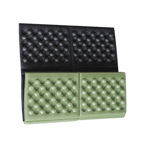 Cojín de espuma portátil plegable para exteriores, colmena para sentarse, 6 cojines de espuma plegables para senderismo, OD verde, 39x28,5x0,9cm/15,4x11,2x0,4 pulgadas
