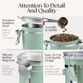 thumbnail image 6 of Mixpresso 16 Oz Stainless Steel Airtight Coffee Canister Vacuum Sealed, 6 of 7