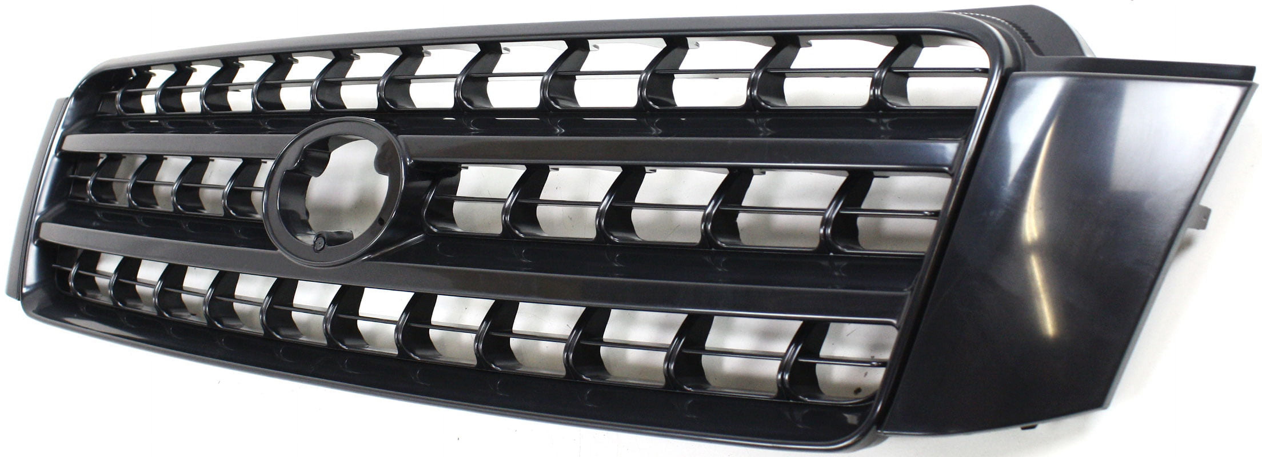 Grille Assembly Compatible With 2001-2003 Toyota Highlander Black Shell and Insert