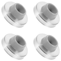 KALLORY Door Stop Wall Mount with Rubber and Steel, Impact Absorption for Home Safety and