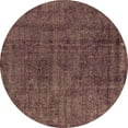 thumbnail image 1 of Ahgly Company Indoor Round Oriental Brown Industrial Area Rugs, 5' Round, 1 of 4