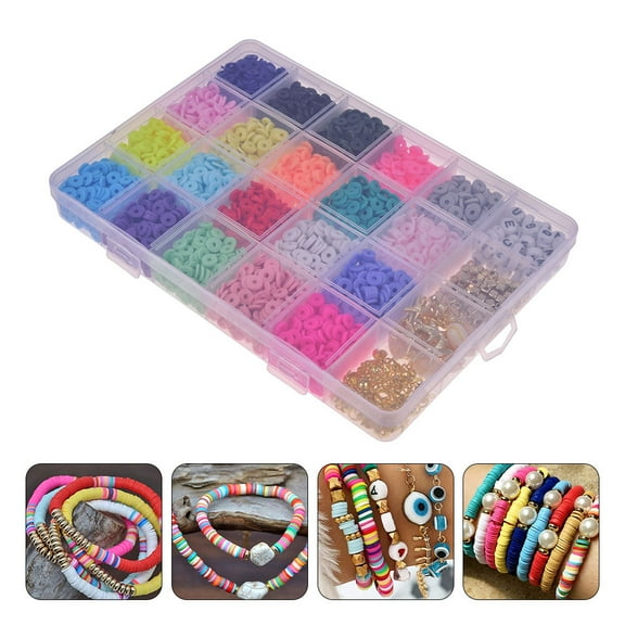 Supvox Loose Clay Beads for Bracelet Craft Beads DIY Jewelry Accessories and Decoration