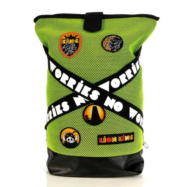 Mochila Disney STYLPATH Color Verde Diseño Hakuna Matata