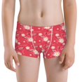thumbnail image 5 of Yiaed Hello Summer Flamingo Print Boys' Boxer Briefs Cotton Casual Stretch Comfort Boys Boxers - Kids Boxer Briefs Underwear for Boys (6-18)-Large, 5 of 5