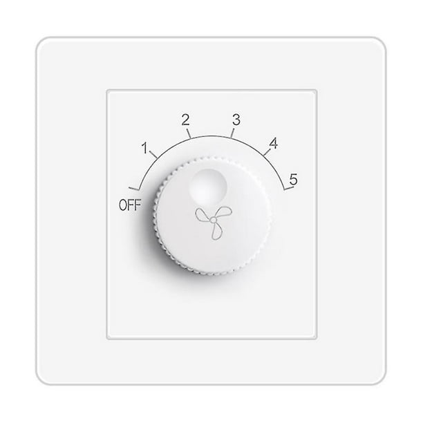 Ajustador de velocidad de cinco engranajes de Control de velocidad de ventilador de techo de ajuste Universal de 220v
