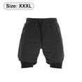 thumbnail image 2 of Bañador para hombre, pantalones cortos de playa de secado rápido con forro de compresión y bolsillo, pantalones cortos de fitness para ocio, 2 of 6