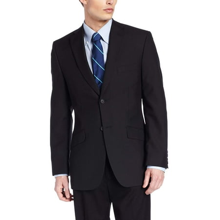 Striped Tailored Suit - Mens Two Button Stripe Tailored Fit Blazer 52