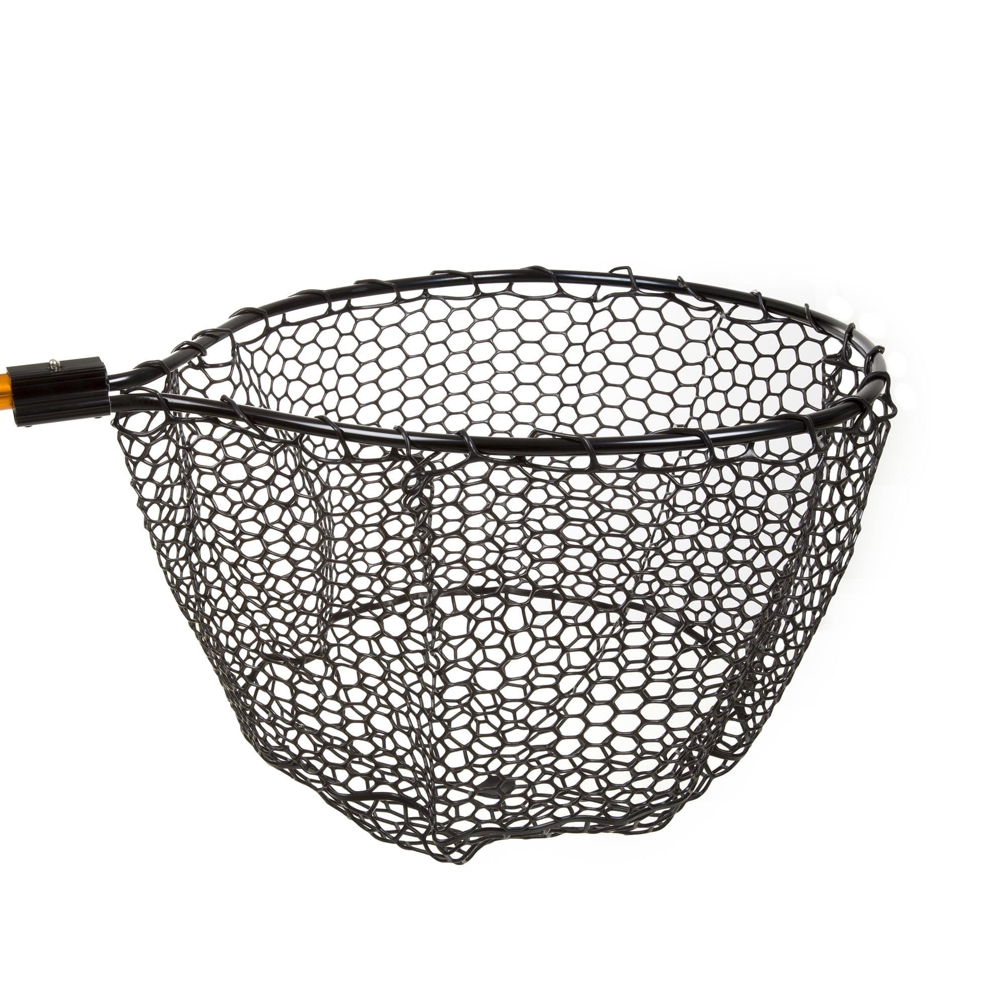 Wakeman Fishing Retractable Rubber Landing Net, 35 In. Handle