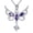 Style 2, variant on SISGEM Butterfly Necklace for Women, 925 Sterling Silver Diamond Butterfly Pendant Necklace, Jewelry Gifts for Mother Wife Lover Birthday Christmas Anniversary, with 18+2inch Chain