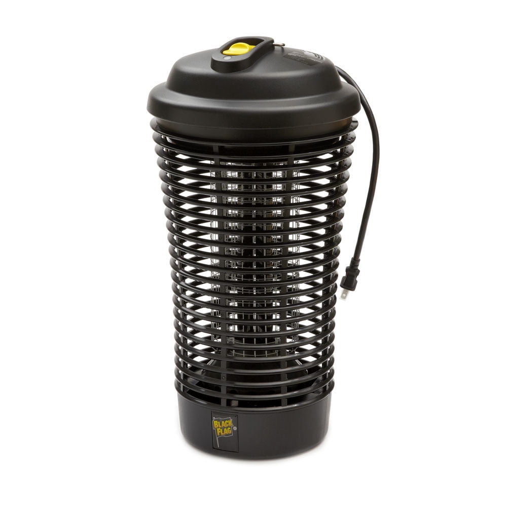 Black Flag 5500 Volt Deluxe 40 Watt Electronic Insect Killer,  Bug Zapper, 1.5 Acre Coverage, Black