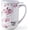 Peach Blossom, variant on Porcelain Tea Mug with Infuser and Lids, 18 Oz Large Cup Strainer with Bag Holder for Loose Leaf Tea, Steeping Coffee Mug for House-warming Wedding Birthday Gift
