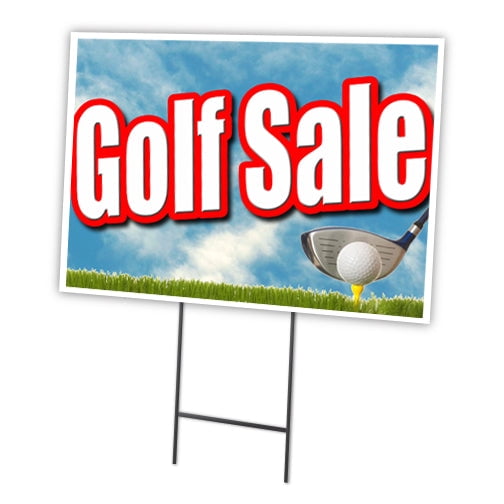 SignMission C-2436 Golf Sale 24 x 36 in. Yard Sign & Stake - Golf Sale