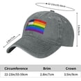 thumbnail image 6 of Pride Rainbow LGBT Flag of North Carolina Baseball Cap Women Men Hat Vintage Trucker Sun Hat Dad Cowboy Hats, 6 of 8