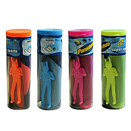 - Hand Throwing Kids Mini Play Parachute Toy Soldier Fun Play Game for Children's Educational Toys By Random Color