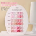 thumbnail image 3 of Set de esmaltes de uñas en gel Double Rhythm, 28 unidades, 15 ml, del mismo color, 3 of 9