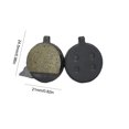 thumbnail image 2 of Bike Brake Pads Sturdy Disc Parts Replacement Components Bicycles Fittings Bike Replace Part Semi-Metallic Cycling Braking Pad Type 28, 2 of 6