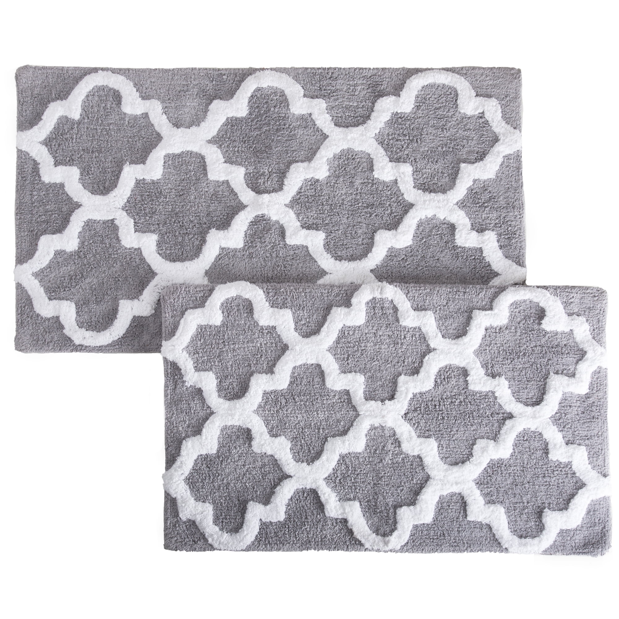 Cotton Bath Mat Set- 2 Piece 100 Percent Cotton Mats – MA Store Online