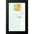 thumbnail image 2 of Jennings 10x14 Black Modern Framed Museum Art Print Titled - Santa Maria Sheet California Mines - Jennings 1955, 2 of 5