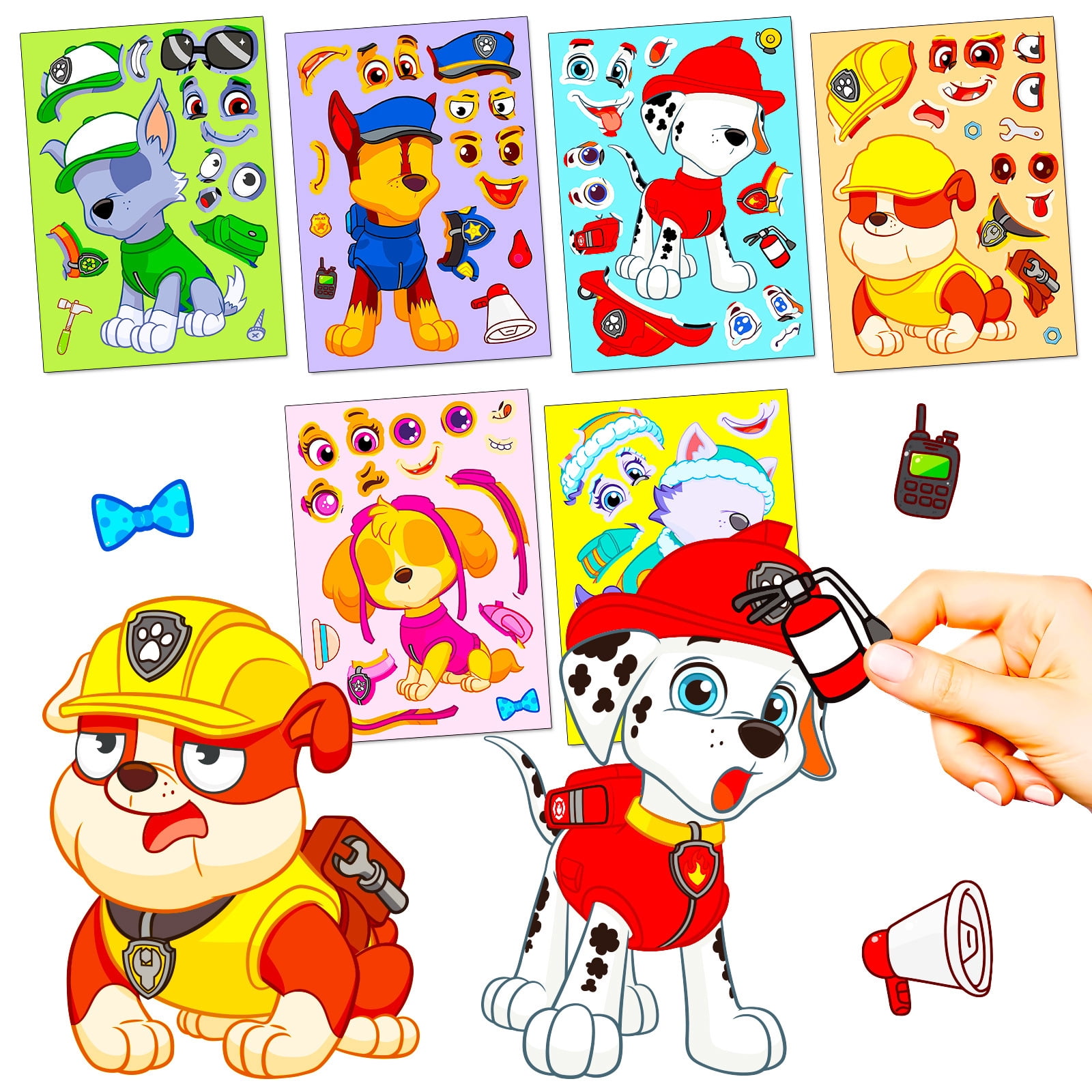 42 Pegatinas De Animales Para Crear Caras Locas – DIY Mix & Match Para Niños, Fiestas Y Manualidades