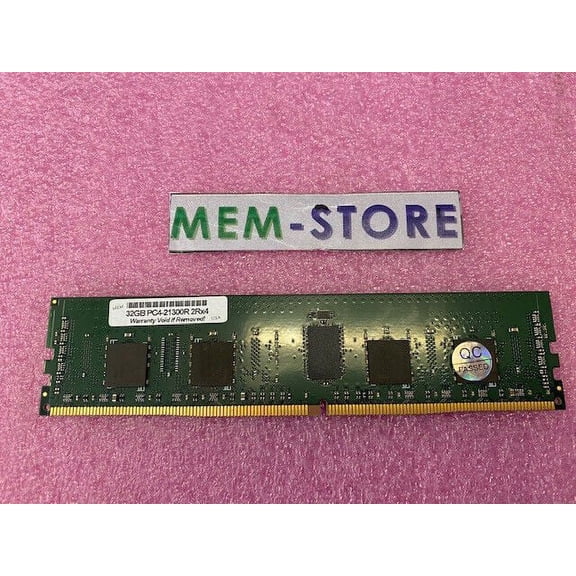 Lot of 12 A9781929 32GB DDR4 2666MHz RDIMM 2Rx4 Memory Dell PowerEdge servers (3rd Party)