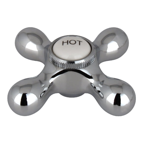 Kingston Brass Kbh179axh Hot Metal Cross Handle, 3/8" X 16Pt - Chrome