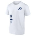 thumbnail image 2 of Men's Fanatics White Tampa Bay Lightning Represent T-Shirt, 2 of 3