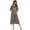 H, variant on [BIG CLEARANCE!]Women's Casual Pajamas Short-sleeved Zipper Pajamas Round Neck Nightgown Large Size Nightdress S-XXL