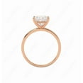 thumbnail image 2 of Cora Jewellery 3CT Pear Moissanite Simple Solitaire Engagement Ring For Women, 10K Rose Gold, 2 of 5