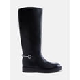 thumbnail image 2 of Scenario Women's Tall Faux Leather Riding Boots, 2 of 7