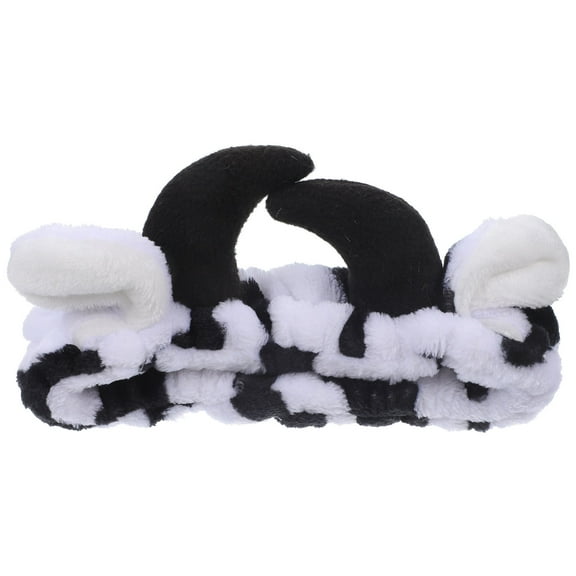 Raindrops Soft Flannel Skincare Headband Multi Color Hairband for Bath and Spa Use