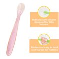 thumbnail image 3 of Baby Girls Spoons, 4-Pack, Soft Silicone Baby Spoons Training Spoon, 3 of 5