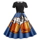 thumbnail image 3 of WILLBEST Vestidos Casuales Vestido Informal de Verano para Mujer, Cuello Redondo, Manga Corta, Cinturón Extraíble, Estampado Oktoberfest Mediana, 3 of 3