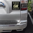 thumbnail image 2 of DistinctInk Custom Bumper Sticker - 3" x 3" Decorative Decal - Black Background - Cuddle a Cat Everything Will Be Okay, 2 of 2