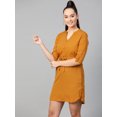 thumbnail image 4 of Zima Leto Women's Mustard Shirt Dress, 4 of 11